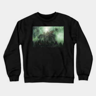 Forest of Lights Magical Christmas Forest Crewneck Sweatshirt